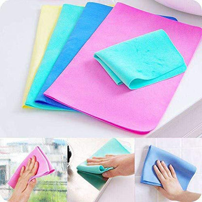 Towel-Magic Towel Reusable Absorbent Water for Kitchen Cleaning Car Cleaning(Pack of 4)